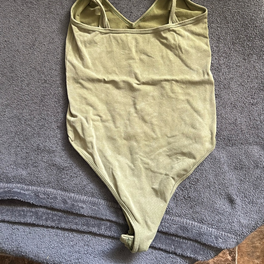 Cotton Green Tank Bodysuit